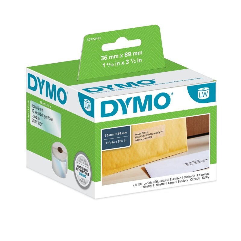 Dymo Large Address Labels 36 x 89 mm S0722410, photo 1 of 1