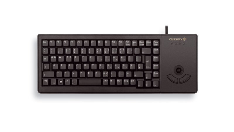 CHERRY G84-5400 XS Trackball Keyboard - keyboard - UK - black, photo 1 of 1