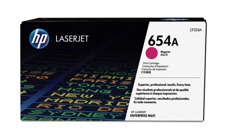 HP 654A originele magenta LaserJet tonercartridge, foto 1 van 1