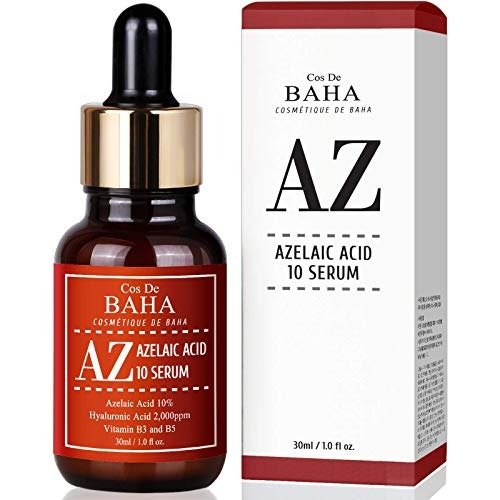 Azelaic Acid 10% Facial Serum with Niacinamide - Fast Rosacea Skin Care Product + Reduce Cystic Acne Scar + Redness Relief Face + Pimple Pigmentation Blackhead, 1 Fl Oz (30ml), photo 1 of 1