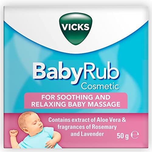 Procter & Gamble Vicks BabyRub Ointment, with Fragrances Of Rosemary And Lavender, for Soothing and Relaxing Baby Massage Jar 50g, photo 1 of 1