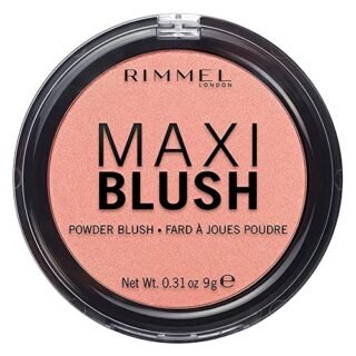 Rimmel London Maxi Blush Pigmented Powder Blusher, Third Base, 9 g