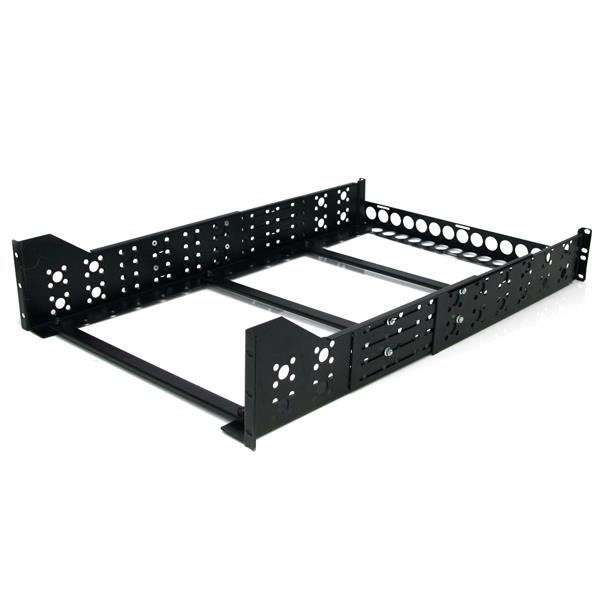 STARTECH.COM 3U Universal Server Rack Rails - TAA Compliant Fixed Mounting Rails, photo 1 of 1