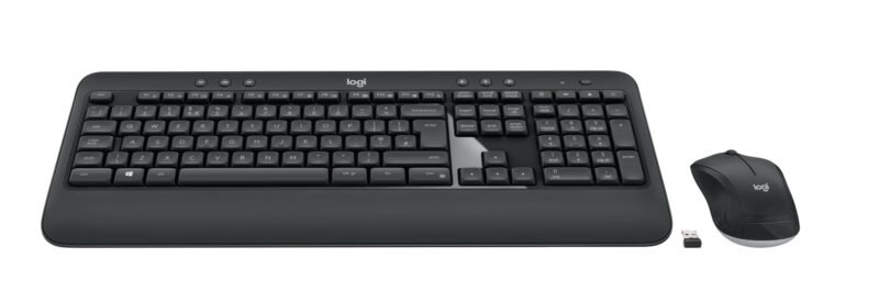 LOGITECH MK540 Keyboard & Mouse - USB Wireless RF - Danish, Norwegian, Swedish, Finnish, photo 1 of 1