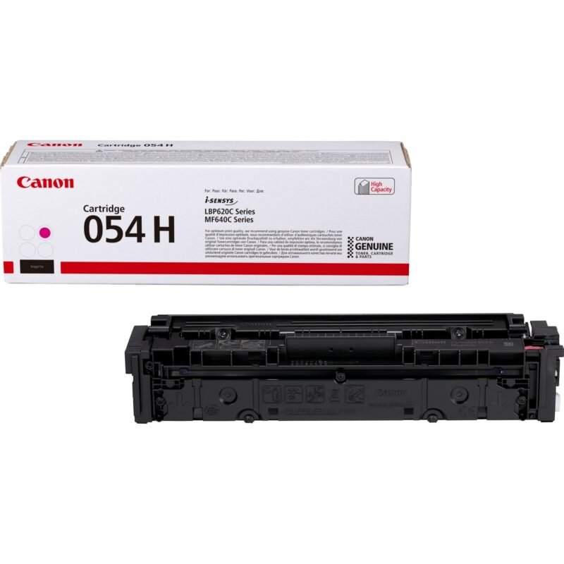CANON 054 H - high capacity - magenta - original - toner cartridge, photo 1 of 1