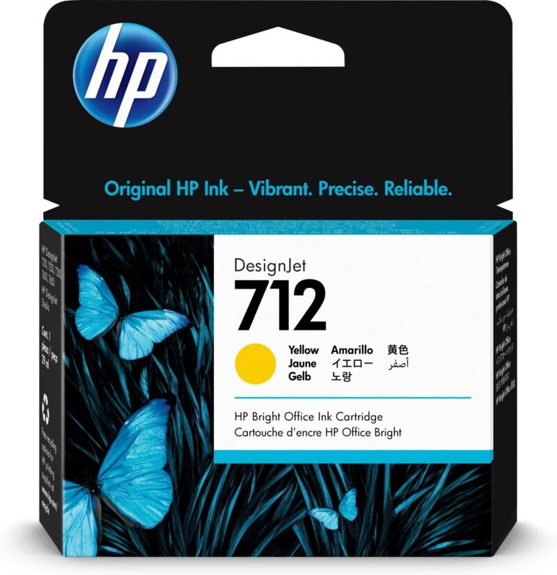 HP 712 29ML YELLOW INK CARTHP 712 29ML YELLOW INK CART, photo 1 of 1