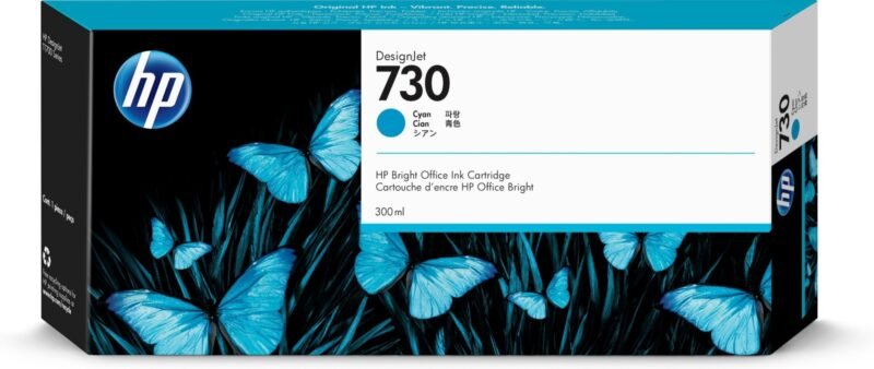 HP 730 Ink Cartridge - Cyan - Inkjet - High Yield, photo 1 of 1