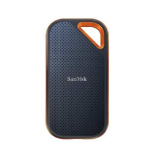 SanDisk Extreme PRO Portable SSD 4TB (up to 2000 MB/s read speeds, Powerful NVMe Solid State Performance, IP65 rated for dust and water resistance, 256-bit AES hardware encryption) Black