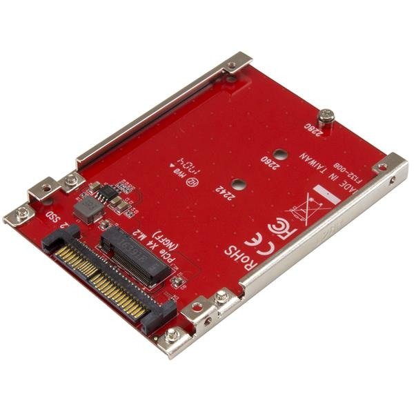 STARTECH.COM M.2 to U.2 Adapter - M.2 Drive to U.2 (SFF-8639) Host Adapter for M.2 PCIe NVMe SSDs, photo 1 of 1