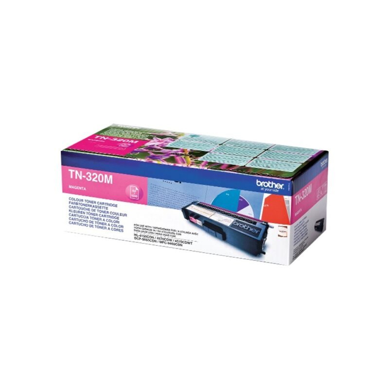 BROTHER TN320M - magenta - original - toner cartridge, photo 1 of 1