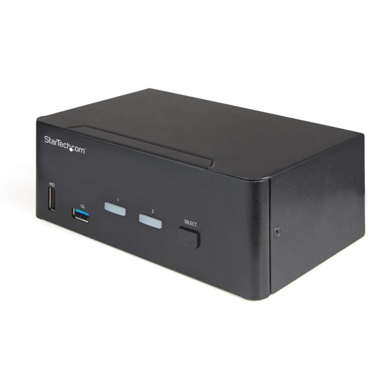 STARTECH.COM 2 Port Dual Monitor HDMI KVM Switch, 4K 60Hz Ultra HD HDR, Desktop 4K HDMI 2.0 KVM Swit, photo 1 of 1