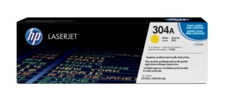 HP 304A - yellow - original - LaserJet - toner cartridge (CC532A)