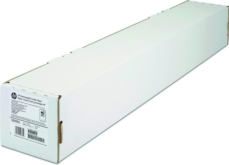 HP Coated Paper - 1066.80 mm x 30.48 m - 35 lb Basis Weight - 0% Recycled Content - Matte, photo 1 of 1