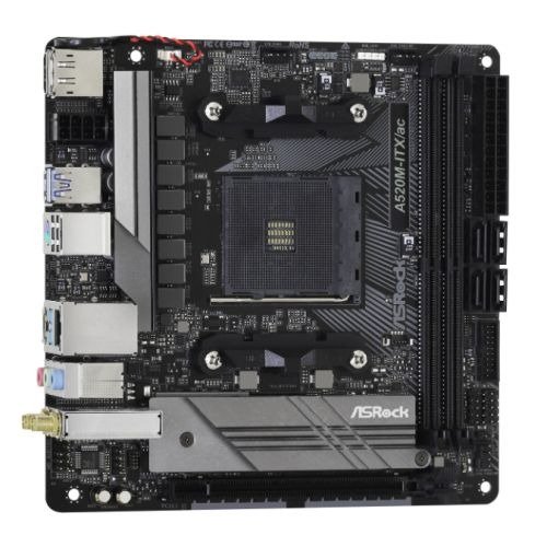 Asrock A520M-ITX/AC, AMD A520, AM4, Mini ITX, 2 DDR4, HDMI, DP, AC Wi-Fi, M.2, photo 1 of 1
