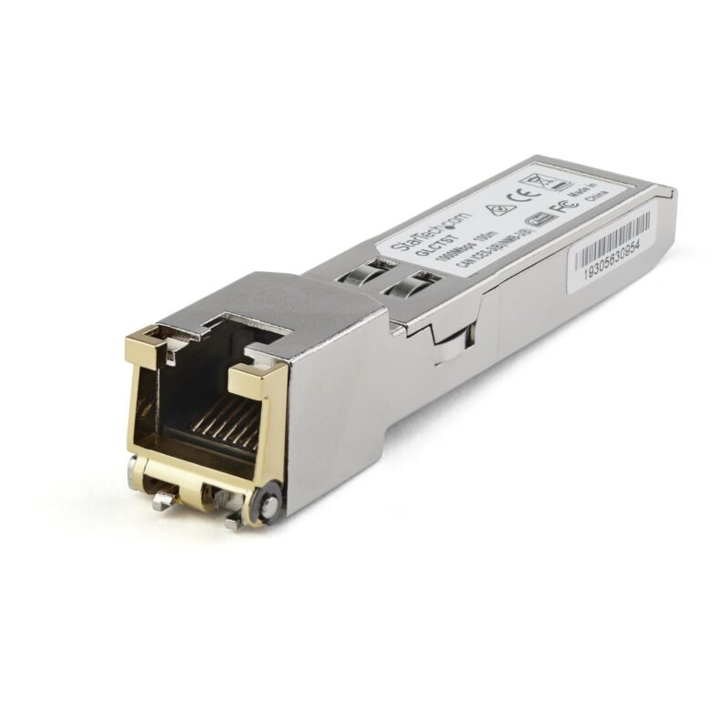 STARTECH.COM Dell EMC SFP-1G-T Compatible SFP Module - 1000Base-T Copper Transceiver (SFP1GTEMCST), photo 1 of 1