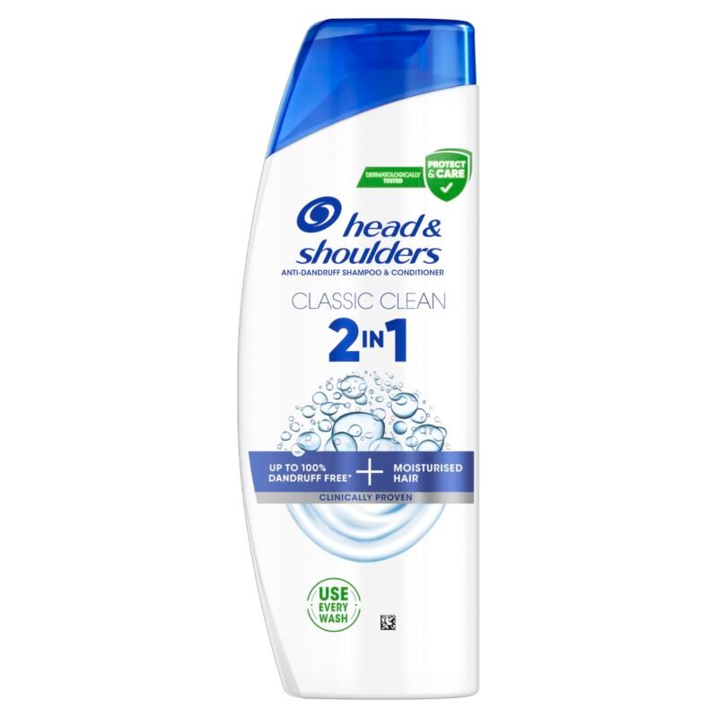 Head & Shoulders Classic Clean Anti-Dandruff 2-in-1 Shampoo,  x 250 ml, Clinically Proven Deep Clean, UK number 1 Shampoo, photo 1 of 1