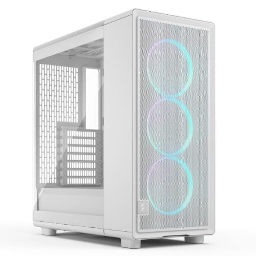 Fractal Design Epoch (White RGB TG Clear) Case w/ Clear Window, ATX, 3x Momentum RGB Fans, Mesh Top & Front, USB-C 20Gbps, photo 1 of 1