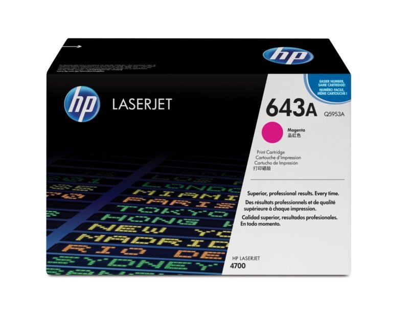 HP 643A - magenta - original - LaserJet - toner cartridge (Q5953A), photo 1 of 1