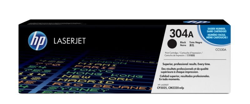 HP 304A originele zwarte LaserJet tonercartridge, foto 1 van 1