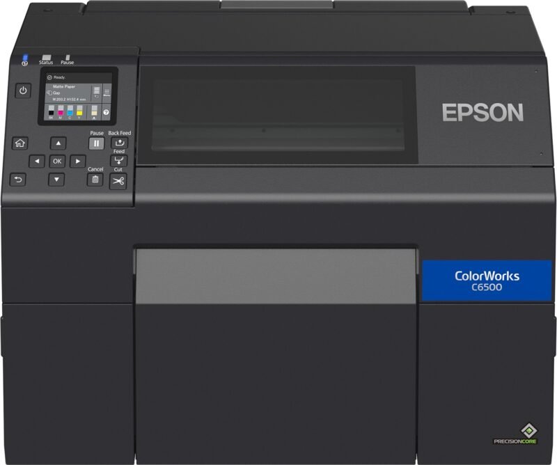 EPSON ColorWorks CW-C6500Ae, cutter, disp., USB, Ethernet, black, photo 1 of 1