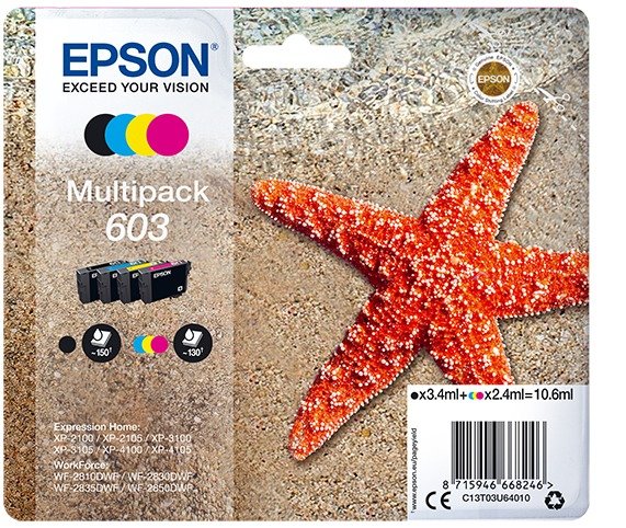 EPSON MULTIPACK 4-COLOURS 603 INK, photo 1 of 1