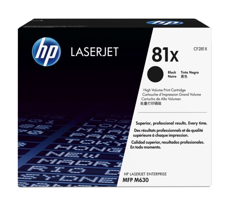 HP 81X originele high-capacity zwarte LaserJet tonercartridge, foto 1 van 1