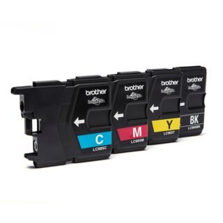 Brother LC985VALBP inktcartridge 4 stuk(s) Origineel Zwart, Cyaan, Magenta, Geel