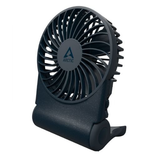 Arctic Summair 2Go Powerful Handheld Fan, Up to 77 Hours of Battery, Ergonomic Handle with Fold-Out Stand, Deep Blue, photo 1 of 1