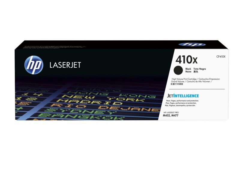 HP 410X - High Yield - black - original - LaserJet - toner cartridge (CF410X), photo 1 of 1