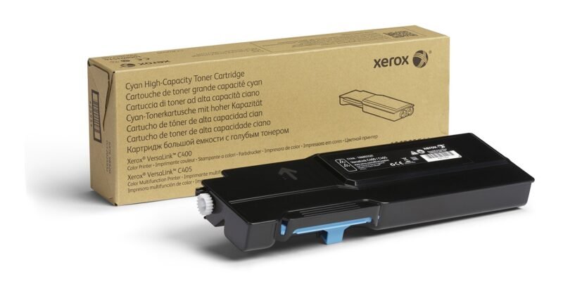 Xerox VersaLink C400/C405 Cassette cyaan toner grote capaciteit (4.800 pagina's), foto 1 van 1