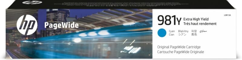 HP 981Y - Extra High Yield - cyan - original - PageWide - ink cartridge, photo 1 of 1