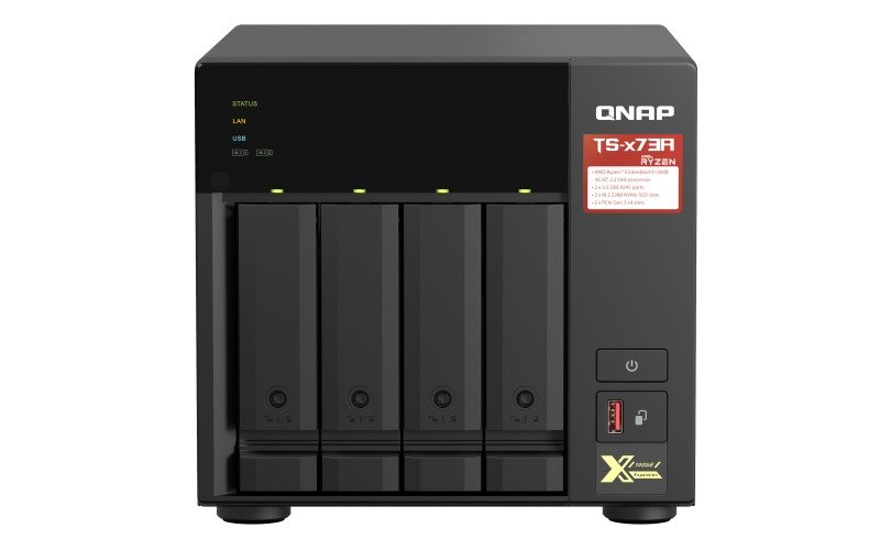 QNAP TS-473A-8G 4 BAY 2.2 GHZ 4C/8T, photo 1 of 1