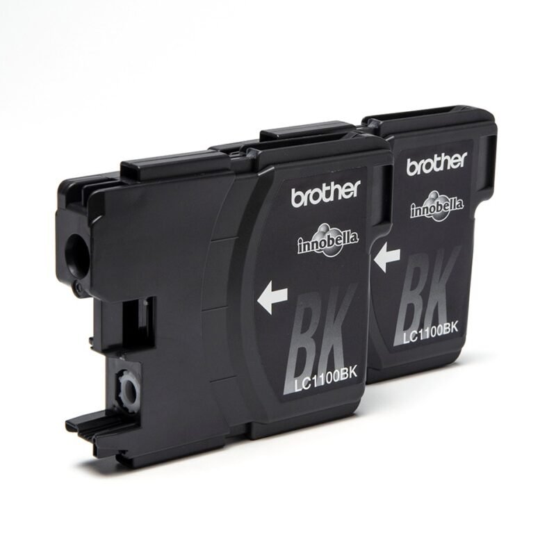 Brother LC1100BKBP2 inktcartridge 2 stuk(s) Origineel Zwart, foto 1 van 1