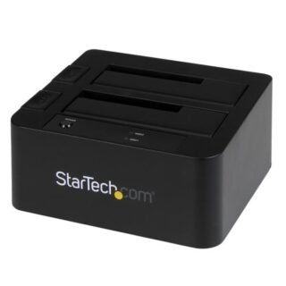 STARTECH.COM USB 3.0 / eSATA Dual Hard Drive Docking Station with UASP for 2.5/3.5in SATA SSD / HDD