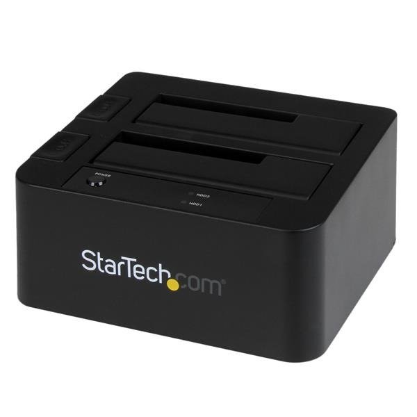 STARTECH.COM USB 3.0 / eSATA Dual Hard Drive Docking Station with UASP for 2.5/3.5in SATA SSD / HDD, photo 1 of 1