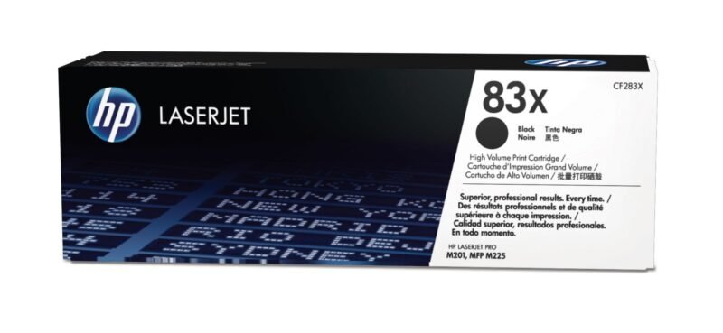 HP 83X - High Yield - black - original - LaserJet - toner cartridge (CF283X), photo 1 of 1