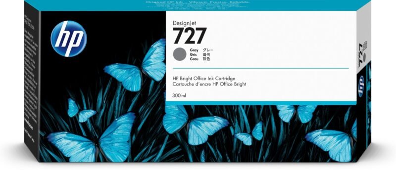HP 727 grijze DesignJet inktcartridge, 300 ml, foto 1 van 1