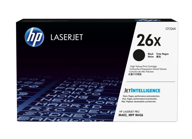 HP 26X originele high-capacity zwarte LaserJet tonercartridge, foto 1 van 1