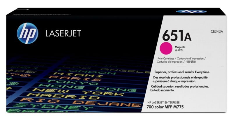 HP 651A originele magenta LaserJet tonercartridge, foto 1 van 1