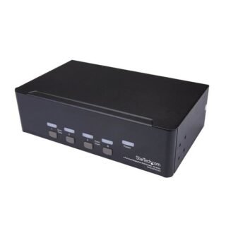 STARTECH.COM DisplayPort KVM - 4 port - 4K 60Hz - Dual Monitor KVM - DisplayPort Switch
