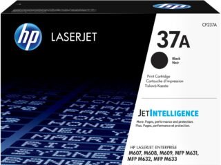 HP 37A Original Toner Cartridge - Black - Laser -