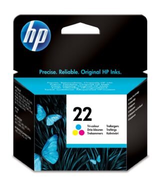HP 22 - colour (cyan, magenta, yellow) - original - ink cartridge