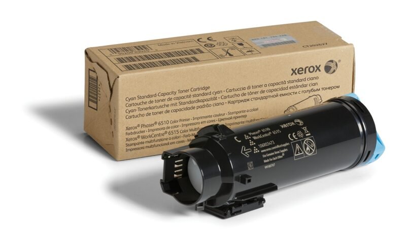 Xerox Phaser 6510 / WorkCentre 6515 Standaard tonercartridge cyaan, (1.000 pagina's), foto 1 van 1