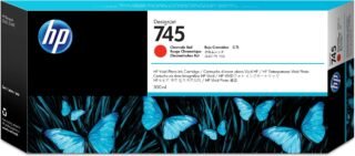 HP 745 - high capacity - chromatic red - original - DesignJet - ink cartridge