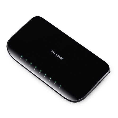 TP-LINK (TL-SG1008D) 8-Port Gigabit Unmanaged Desktop Switch, Plastic Case, photo 1 of 1