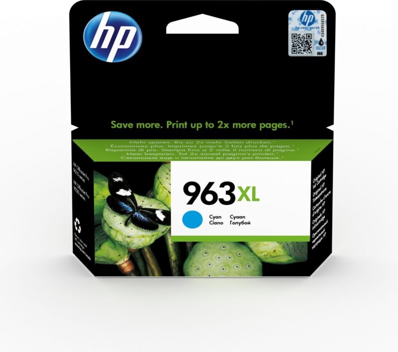 HP 963XL - High Yield - cyan - original - ink cartridge, photo 1 of 1