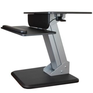 STARTECH.COM Height Adjustable Standing Desk Converter - Sit Stand Desk with One-finger Adjustment
