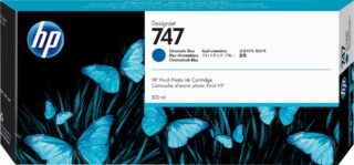 HP 747 - chromatic blue - original - DesignJet - ink cartridge