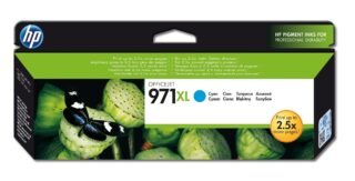 HP 971XL - High Yield - cyan - original - ink cartridge