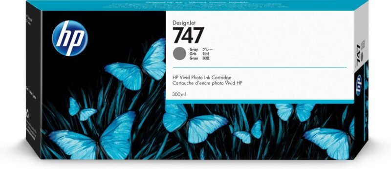 HP 747 - grey - original - DesignJet - ink cartridge, photo 1 of 1